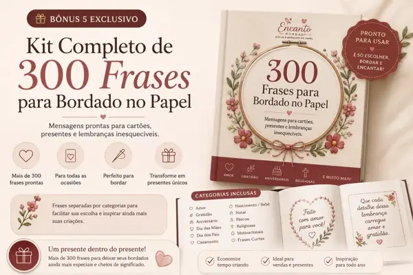Bônus 5 — Kit com 300 Frases Prontas para Cartões e Lembrancinhas
