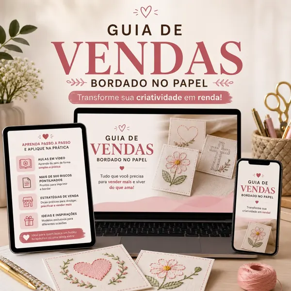 Bônus 1 — Guia Completo de Vendas do Seu Bordado